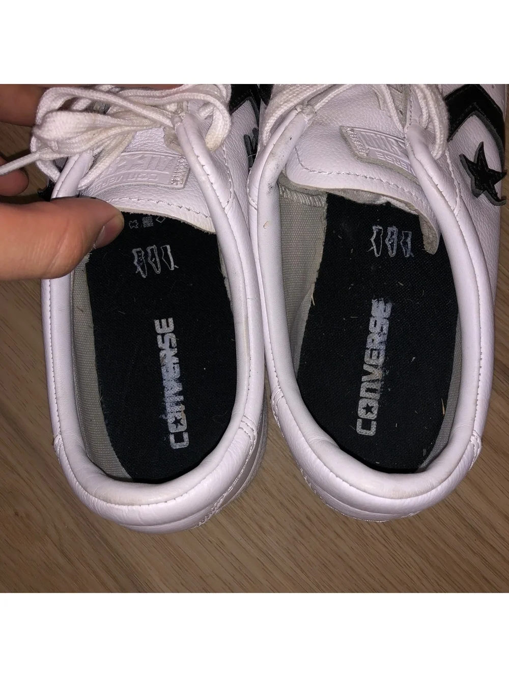 CONVERSE BREAKPOINT PRO OX OXFORD LOW WHITE BLACK SNEAKERS MENS Sz 9.5 WOMENS 11